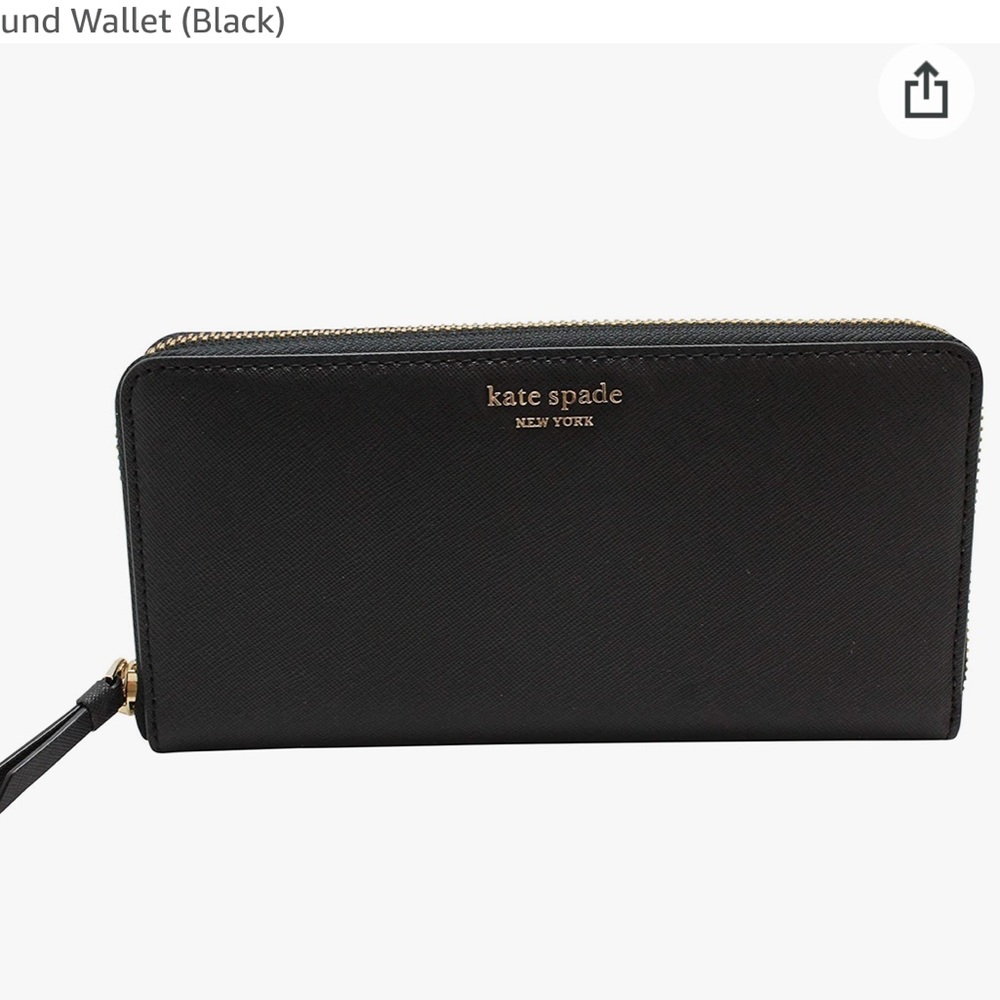 Kate Spade | Cameron Saffiano Leather Large Wallet
